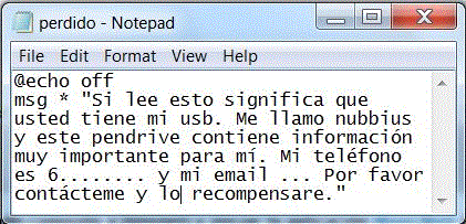 bloc de notas perdido