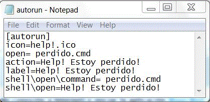 bloc de notas autorun