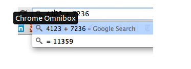 Realizar cálculos en Omnibox de Chrome