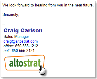 Correo Gmail con firma personalizada