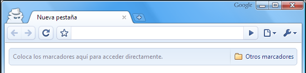 Modo incógnito de Chrome