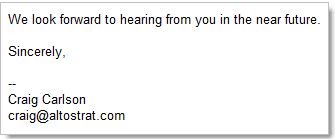 Correo Gmail sin firma